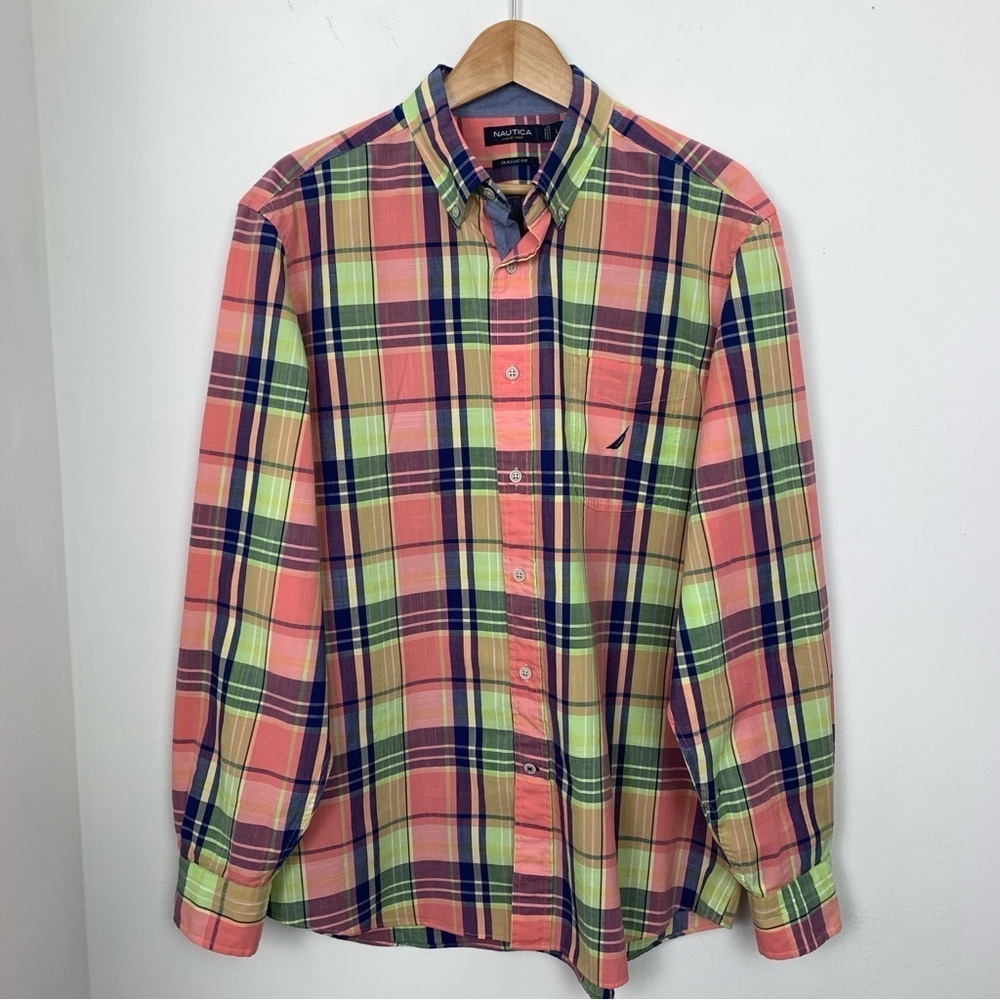 Nautica Classic Fit Plaid Shirt